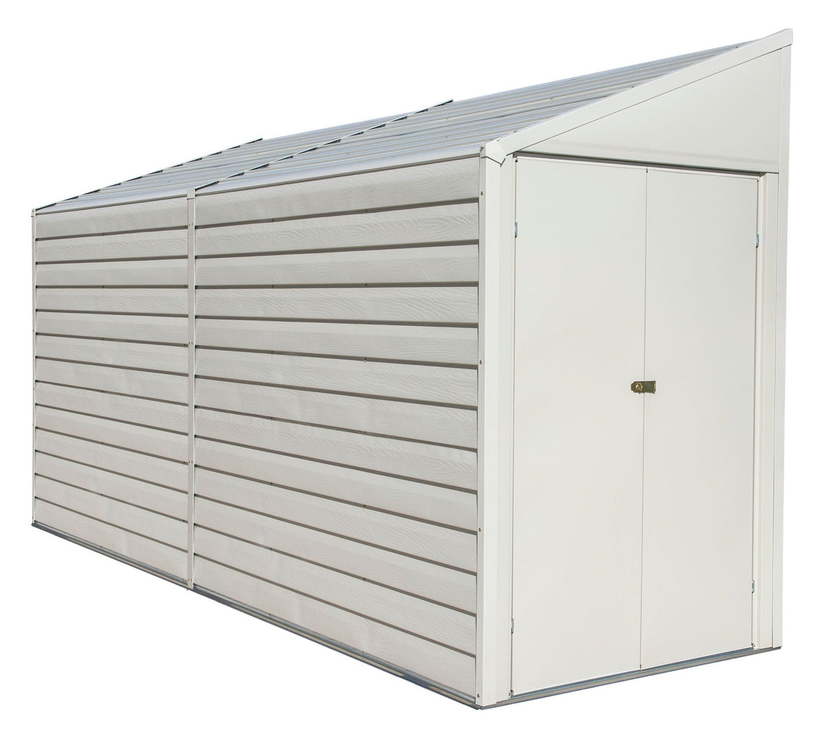 Yardsaver Electro Galvanized Steel Storage Shed, 4-ft x 10-ft