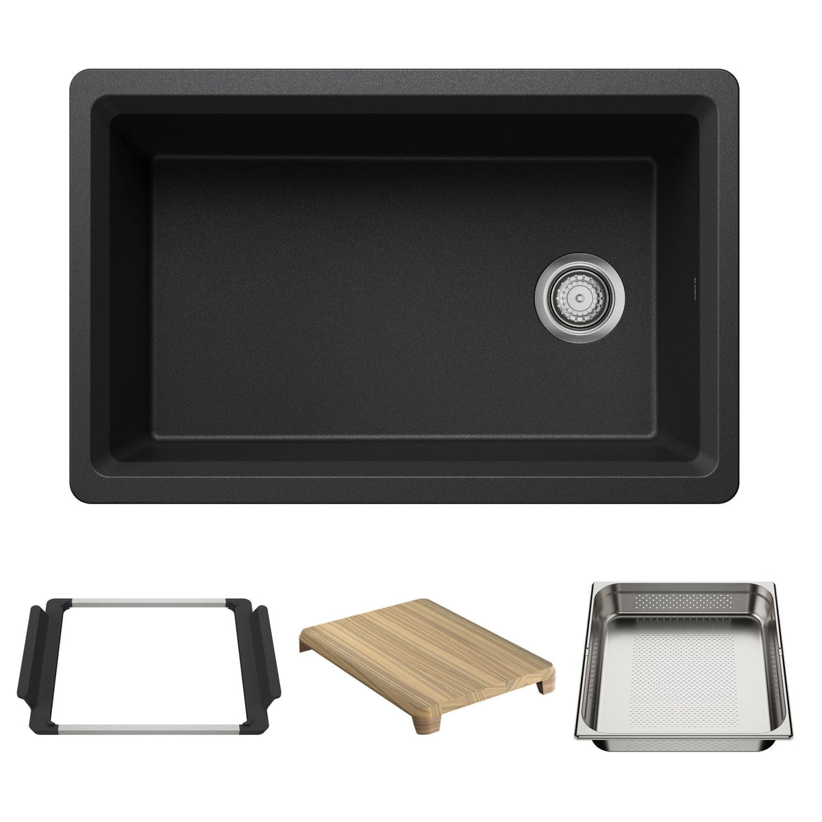 Inteos 30-in Workstation Kitchen Sink