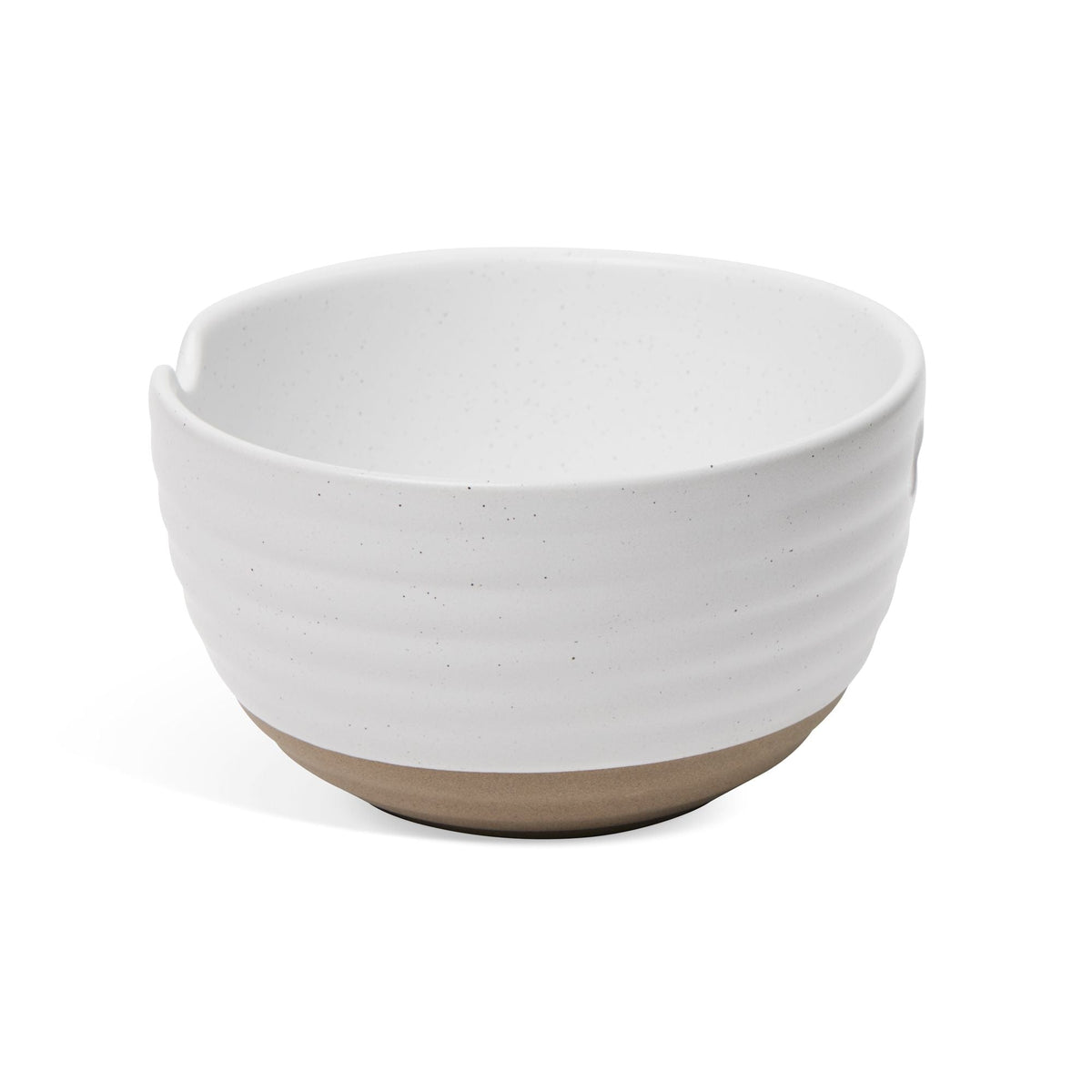 Noodle Bowl with Chopsticks Set, Serves 2, 4-pc, White