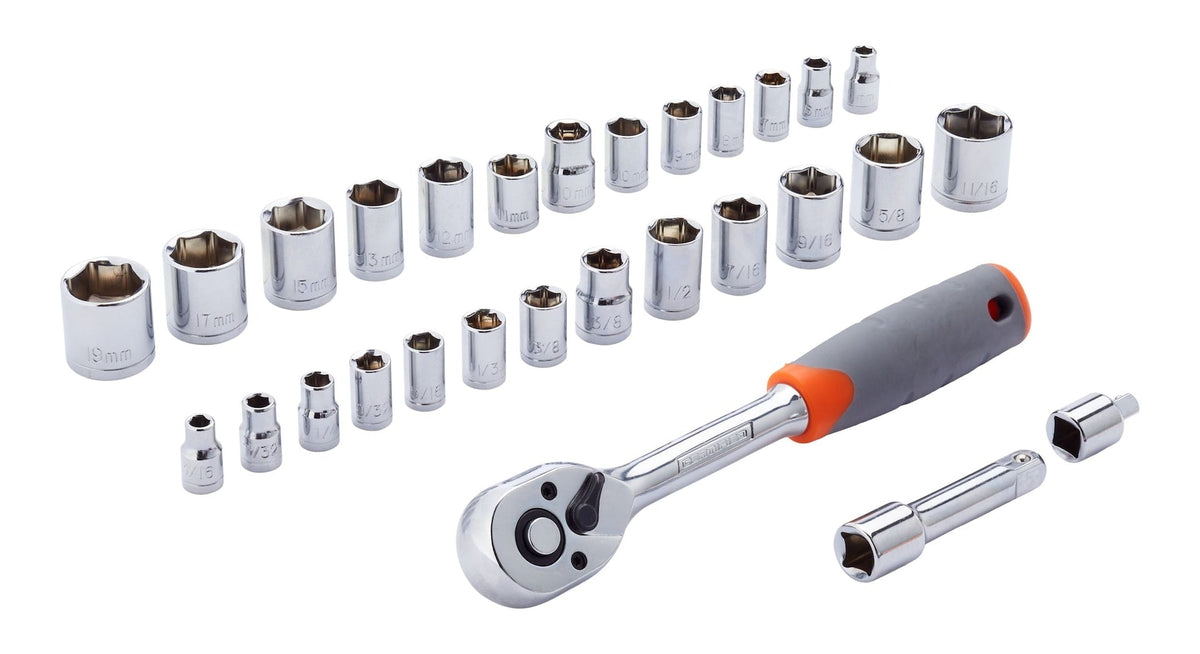 Socket and Ratchet Set, 29-pc