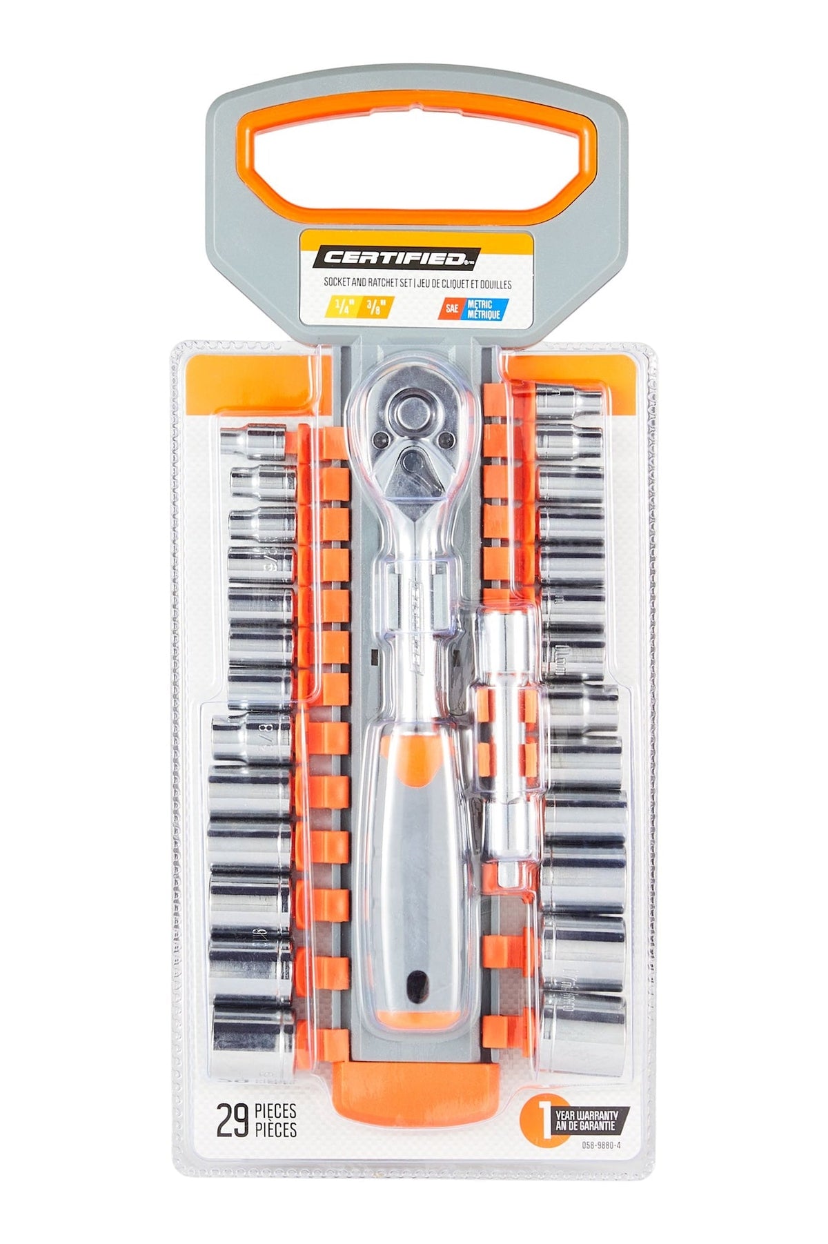 Socket and Ratchet Set, 29-pc