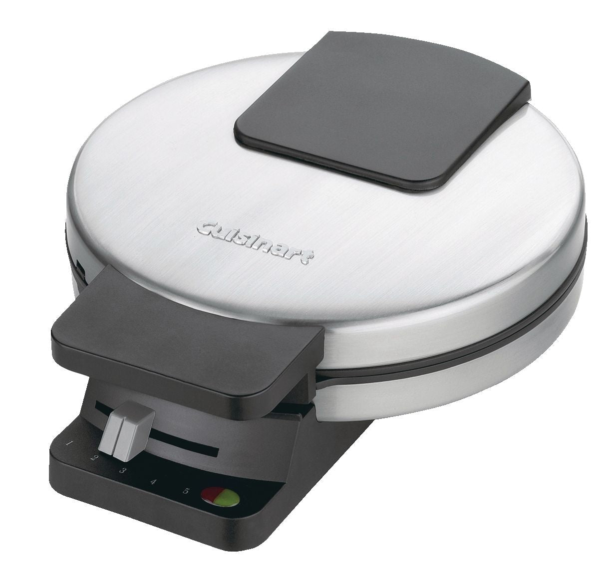 Round, Non-Stick Waffle Maker, Stainless Steel