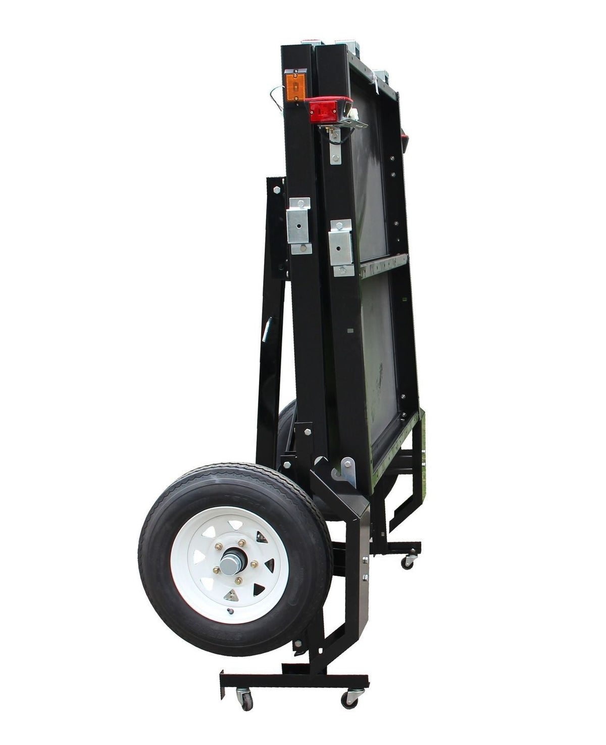 4x8-ft Single-Axle Folding Utility Trailer with 2-in Ball Coupler