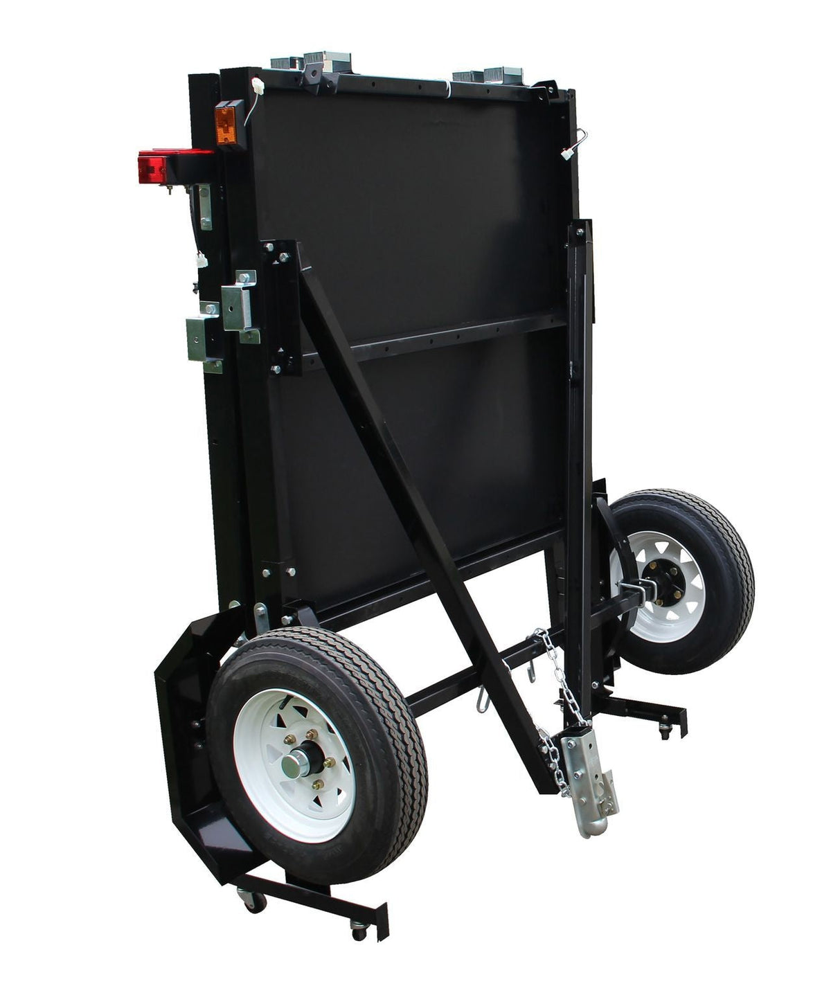 4x8-ft Single-Axle Folding Utility Trailer with 2-in Ball Coupler
