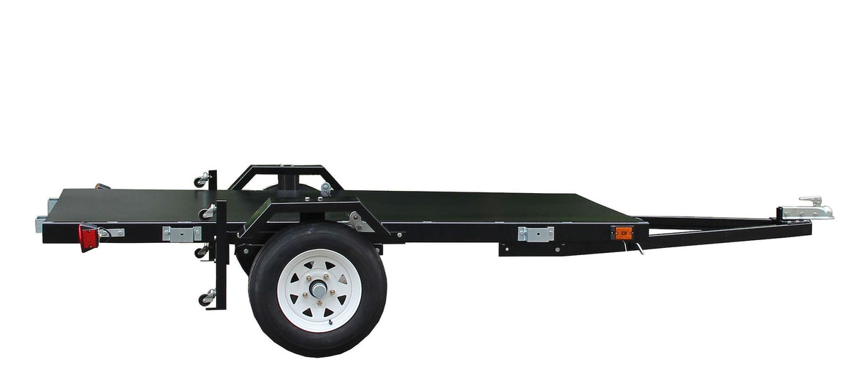 4x8-ft Single-Axle Folding Utility Trailer with 2-in Ball Coupler