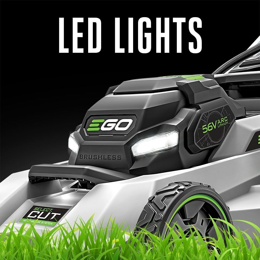 56V Brushless Cordless 21-in Self-Propelled Lawn Mower, Includes (1) 10Ah Battery and (1) 700W Turbo Charger, LM2156SP