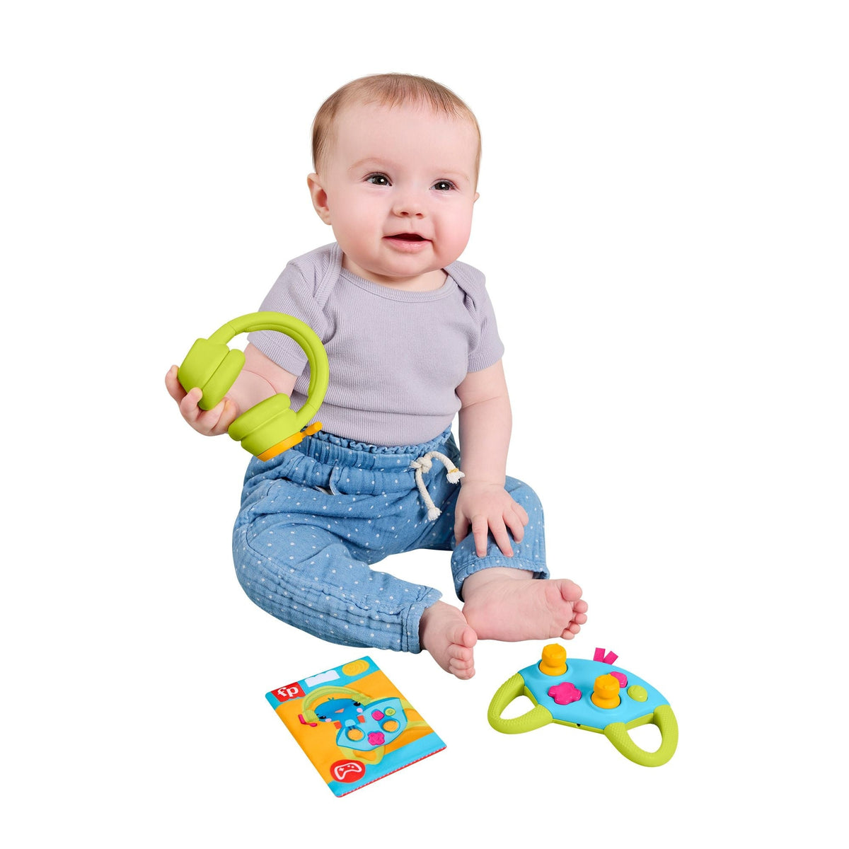 Level Up Little Gamer Gift Set, Green & Blue