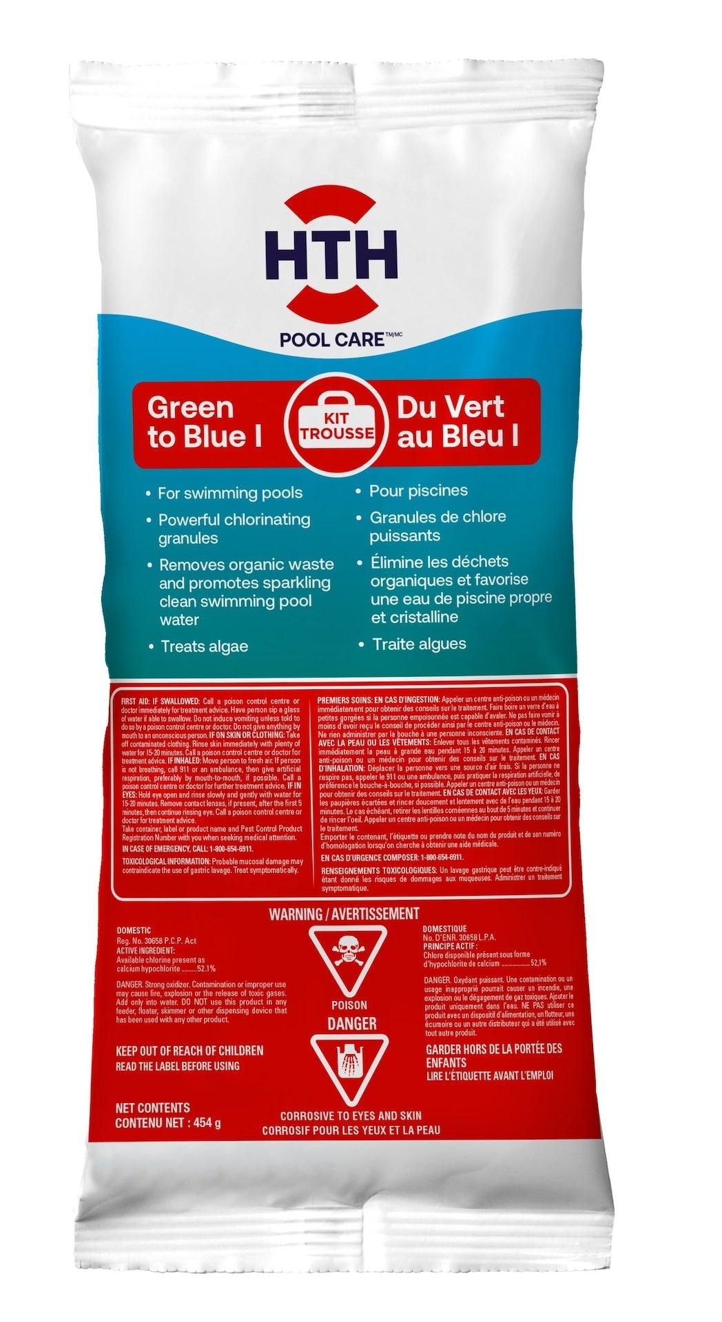 Green to Blue Pool Shock System for Swimming Pools
