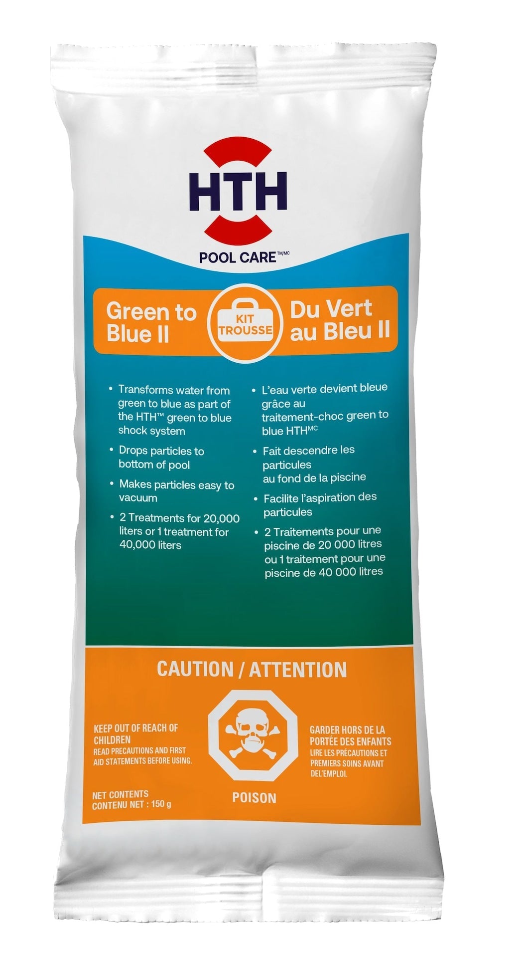 Green to Blue Pool Shock System for Swimming Pools