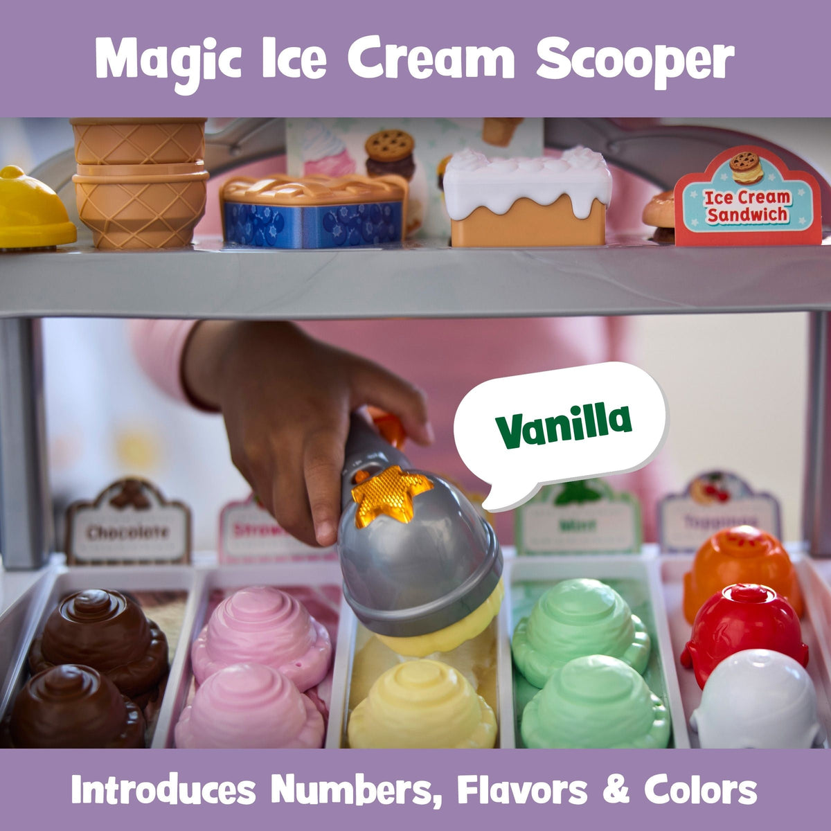 Scoop and Learn Ice Cream Parlor, English