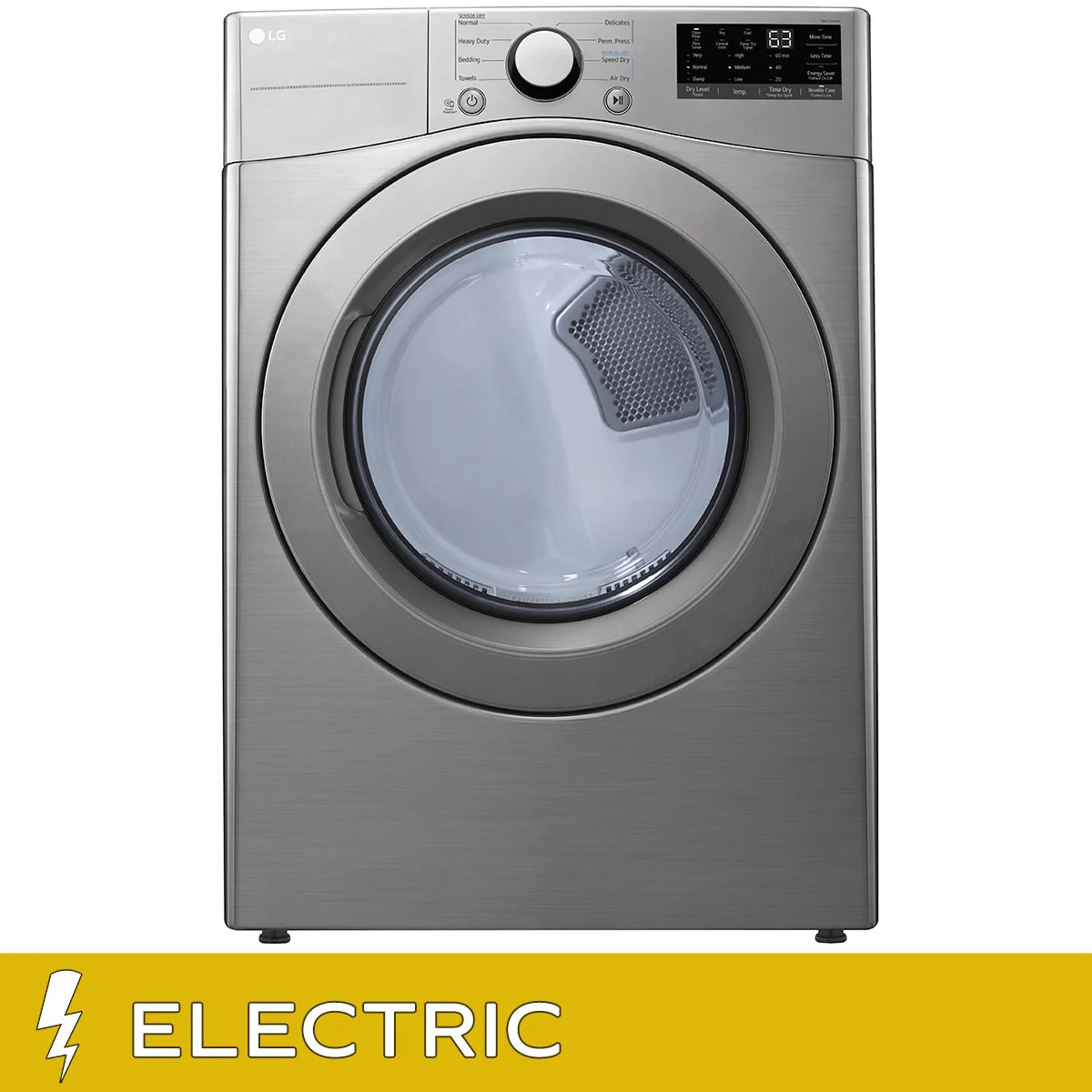 7.4 cu ft. Graphite Steel Electric Ultra Large Capacity Dryer with SmartDiagnosis