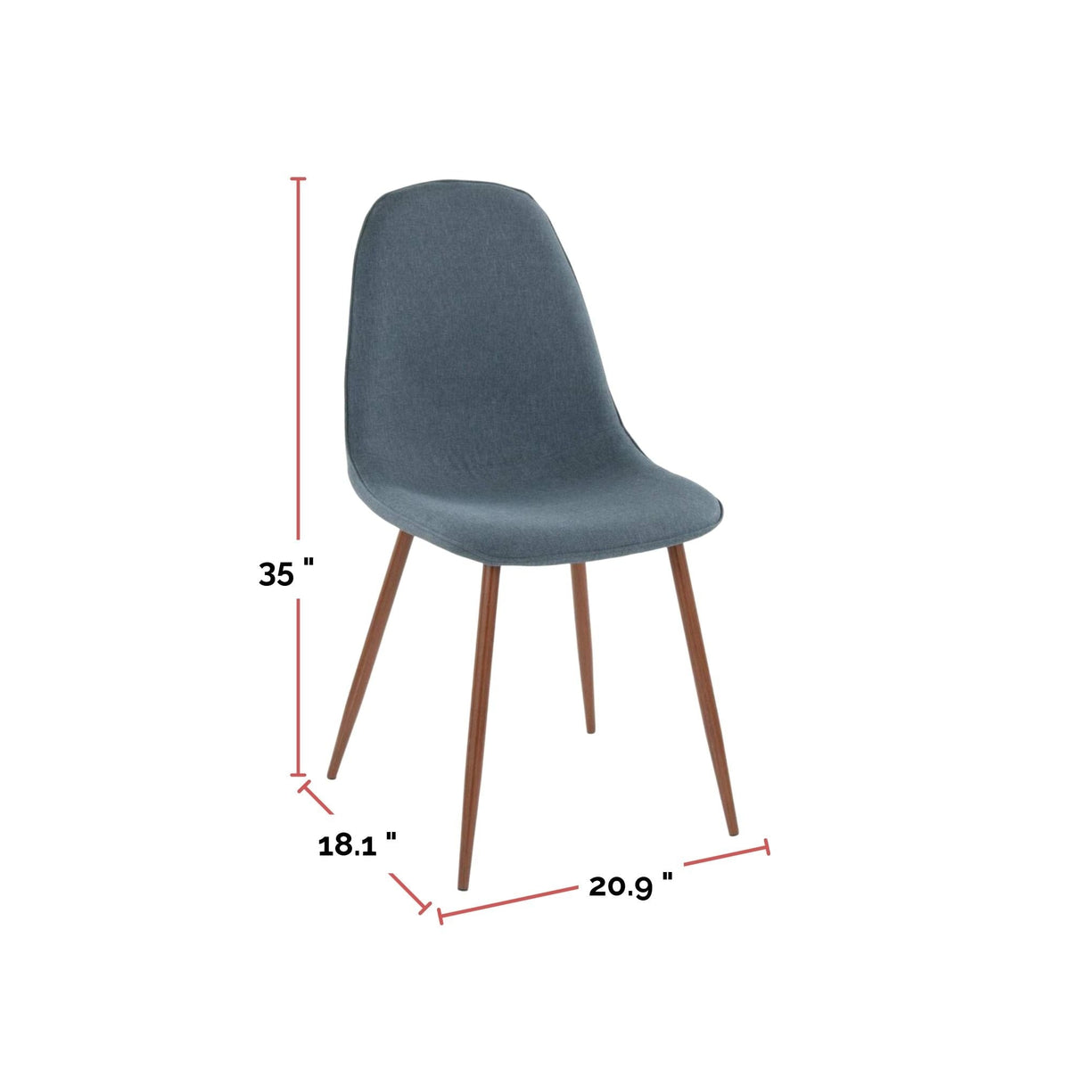 Pebble Dining Chair Set, 2-pc