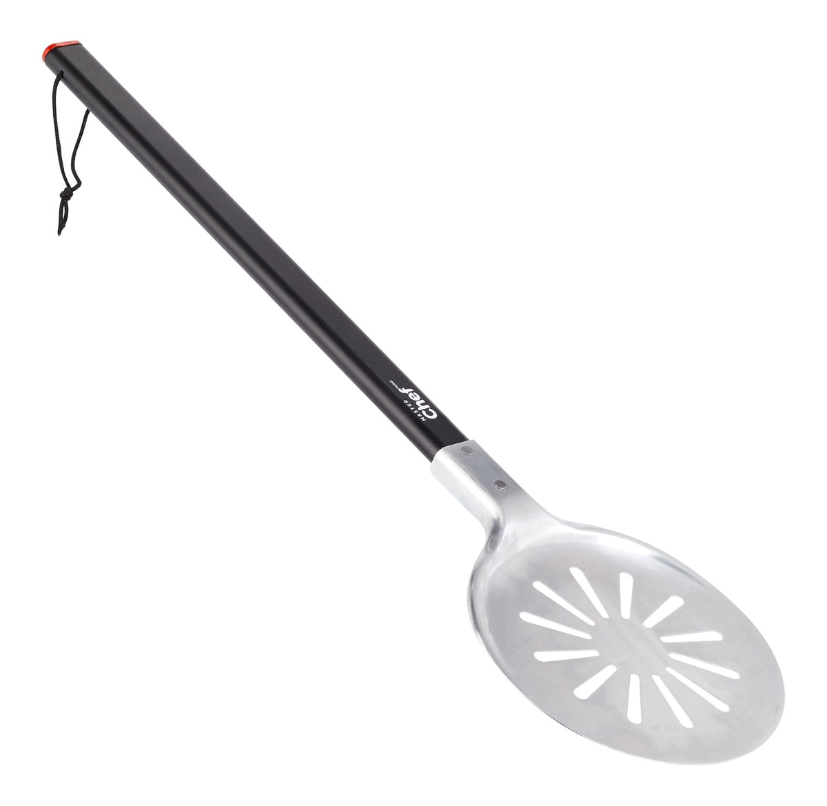 Aluminum Pizza Turning Peel with Ergonomic Grip, Black