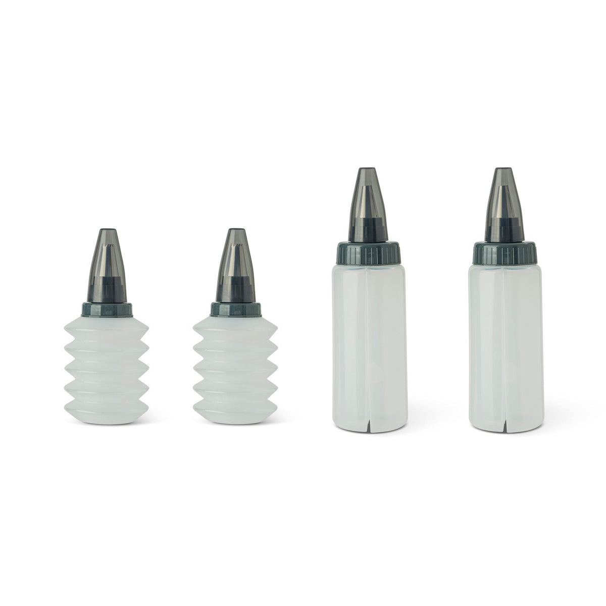 Icing Bottle Set with 4 Different Tips, 4-pc