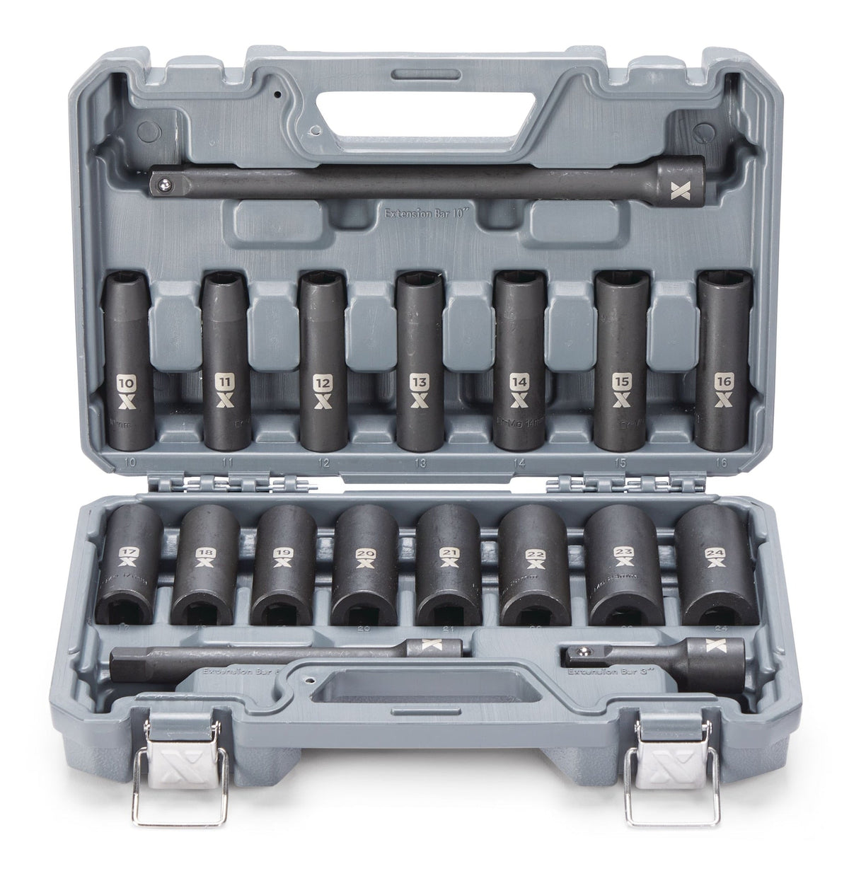 1/2-in Drive Professional Grade Impact Sockets Set, 18-pc, Metric