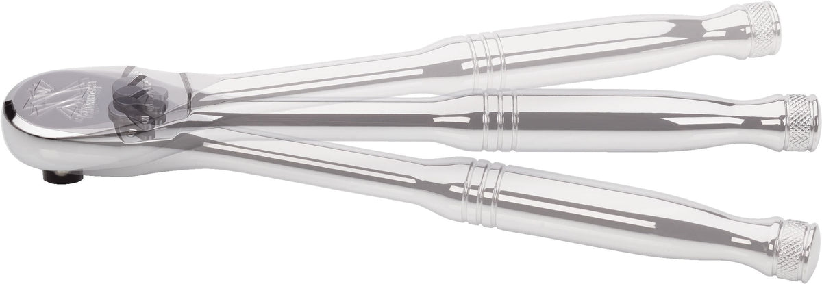3/8-in Drive 90-Tooth Ratchet, CRV, Nickel-Chrome Plating, 8-in