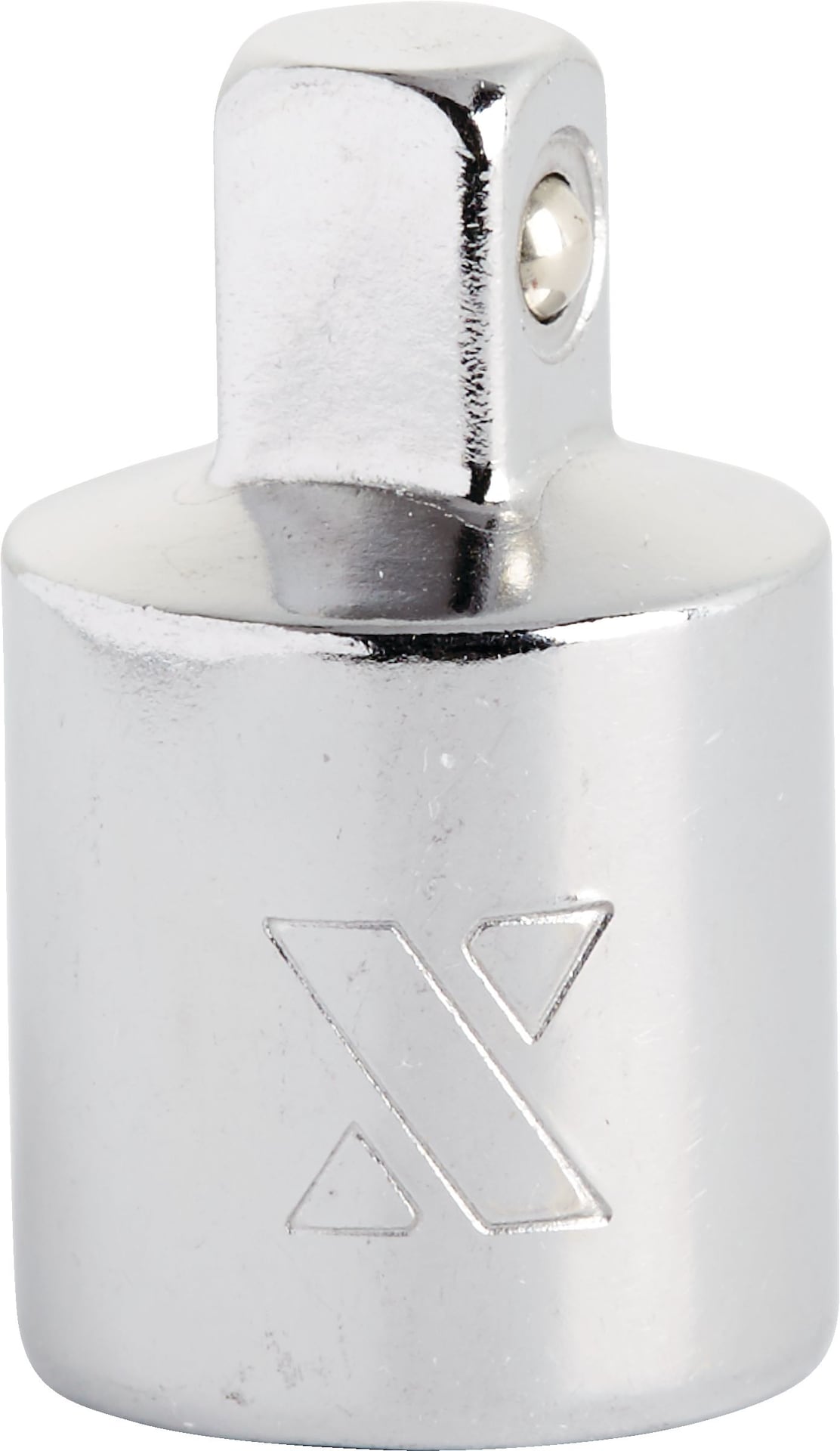 3/8-in to 1/4-in Drive Socket Adapter, Nickel-Chrome Plating
