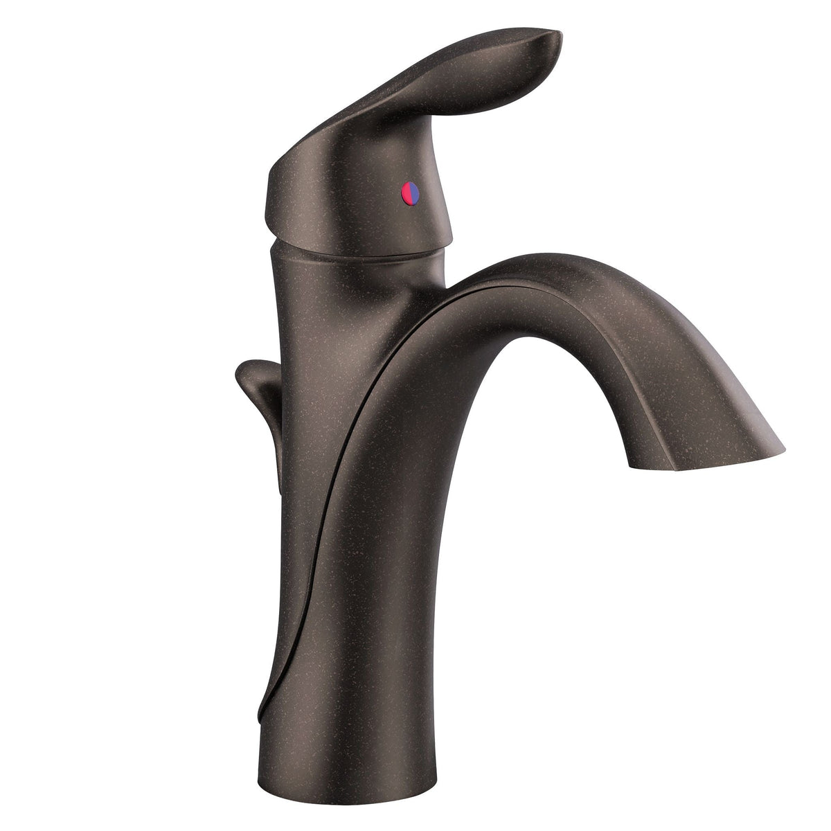Align Single Handle Single Hole Bathroom Sink Faucet, Rubbed Bronze