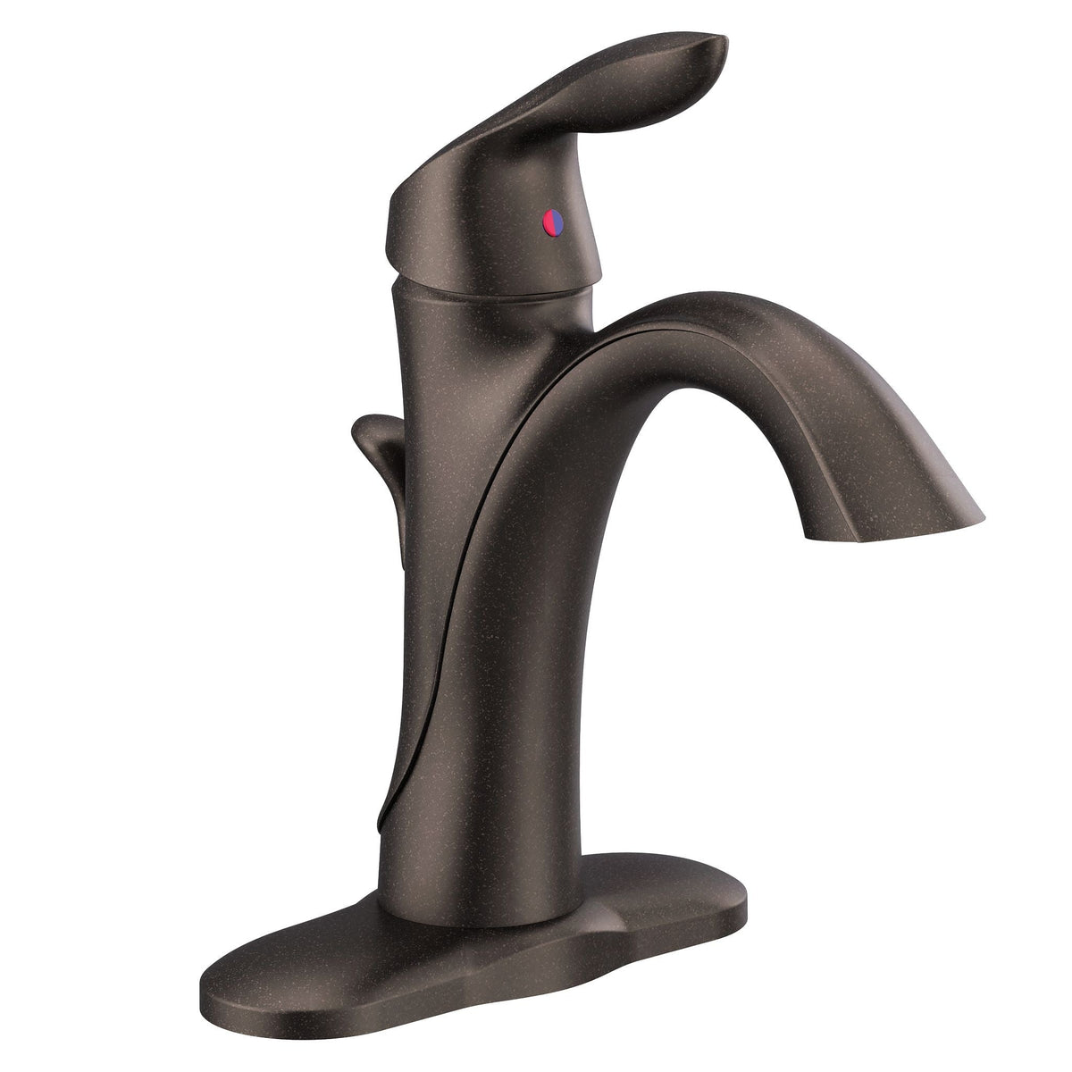 Align Single Handle Single Hole Bathroom Sink Faucet, Rubbed Bronze