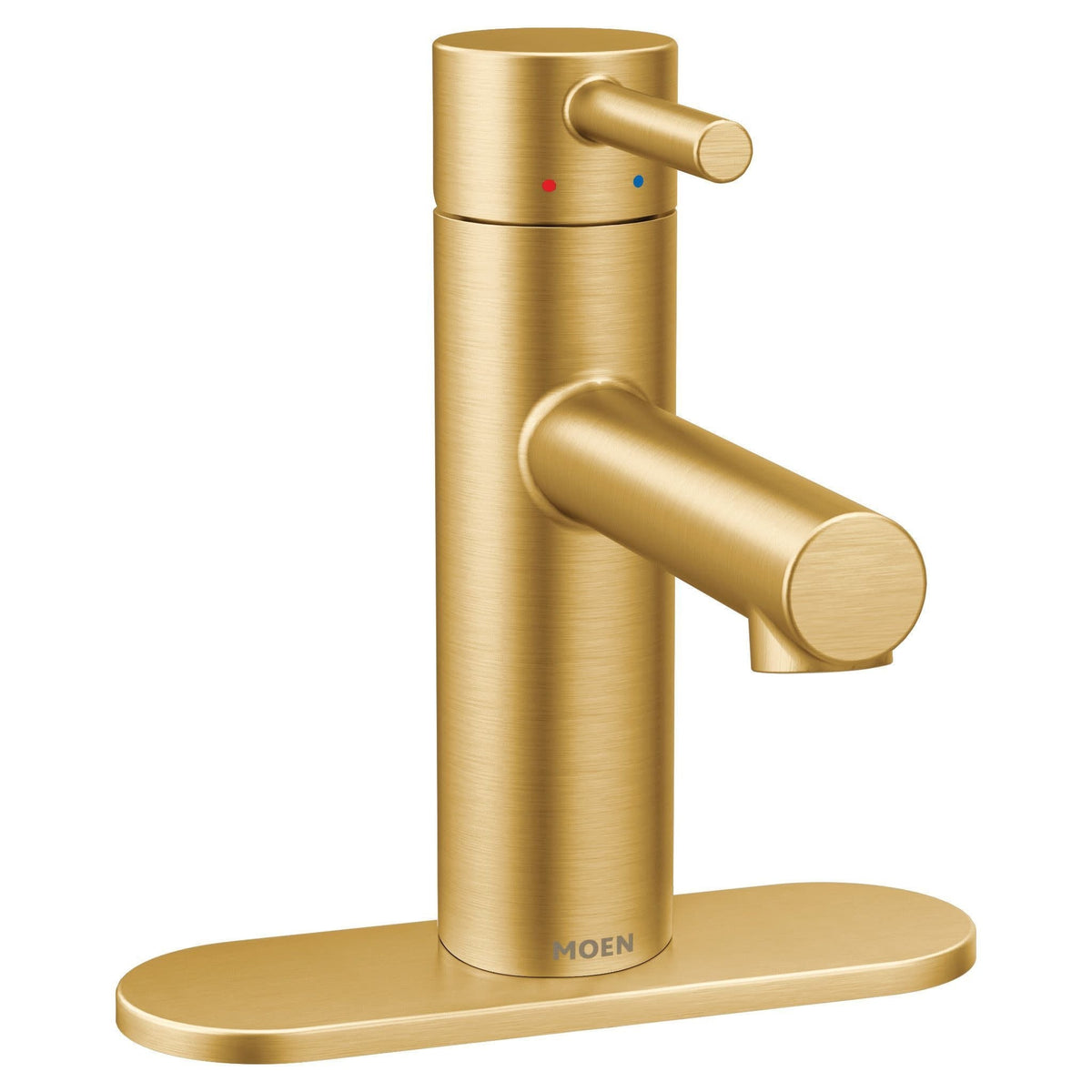 Align Single Handle Single Hole Bathroom Sink Faucet, Rubbed Bronze