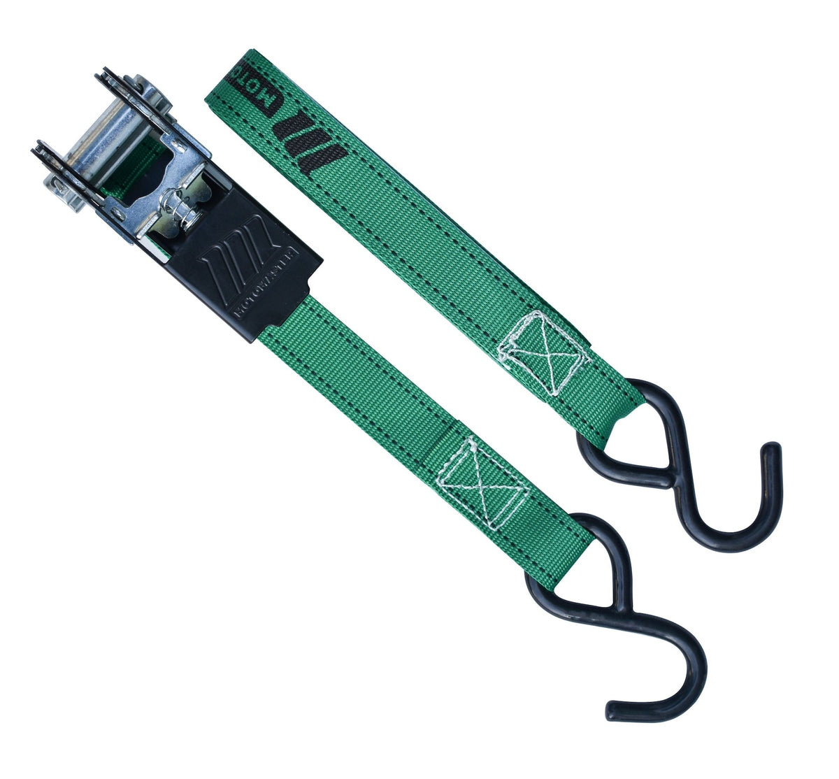900-lb Ratchet Tie-Down Straps, Non-Padded, 1-in x 10-ft, 4-pk
