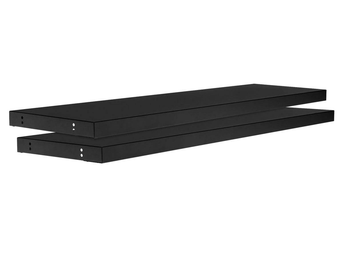 Bold 3.0 Display Wall Shelf Set, 48-in, Black, 2-pk