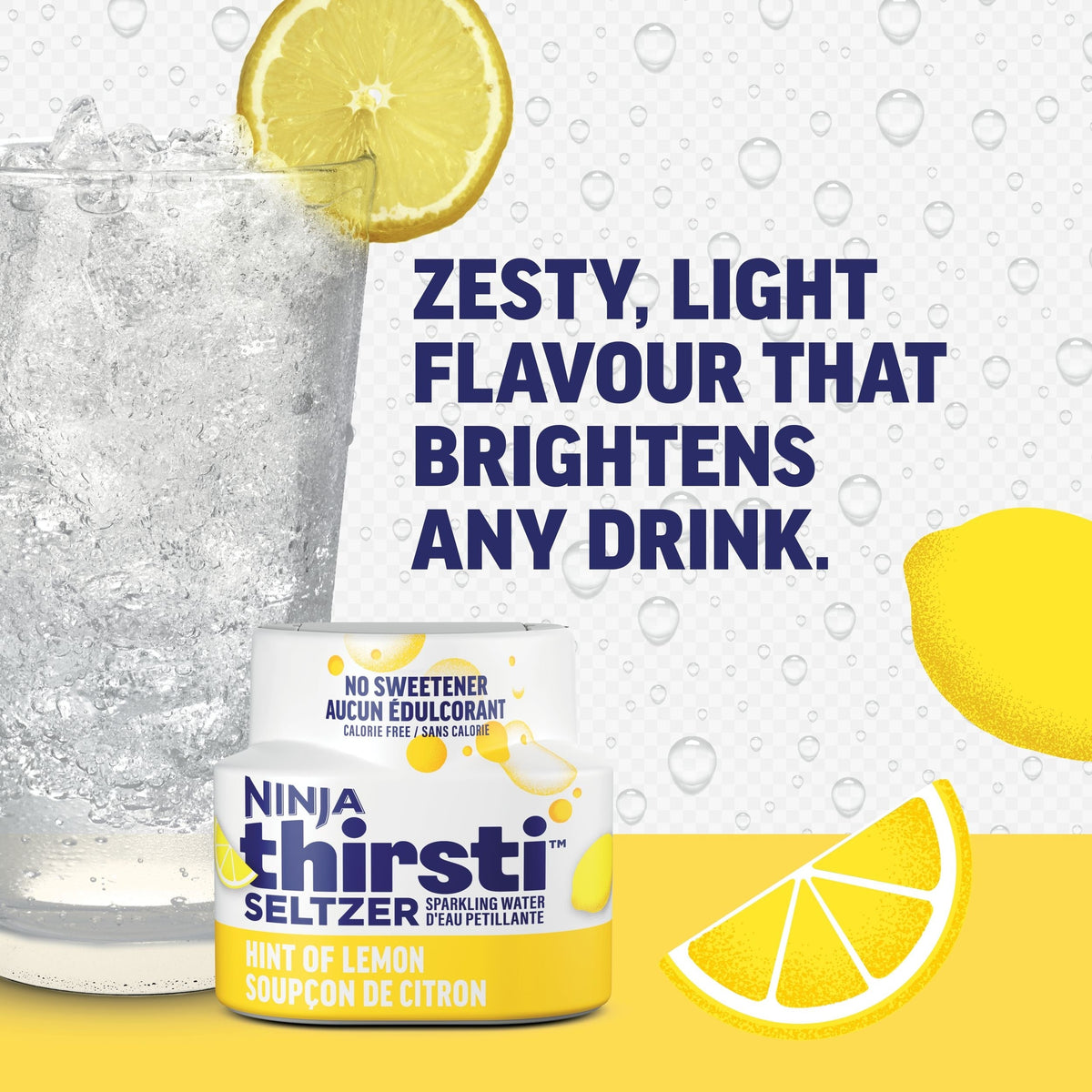 Thirsti SELTZER Lemon Flavoured Water Drops