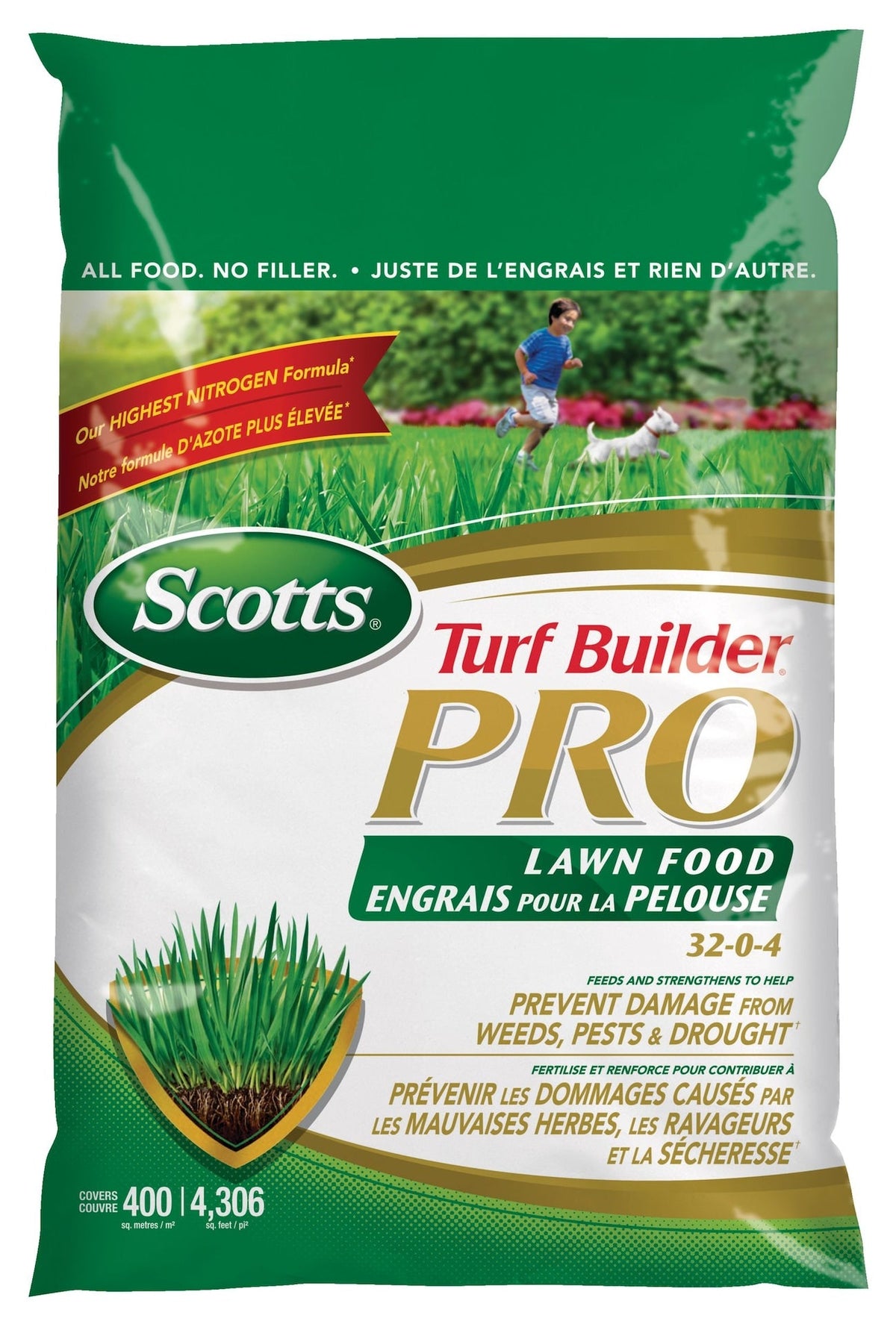 Turf Builder PRO Lawn Fertilizer, 400-m2