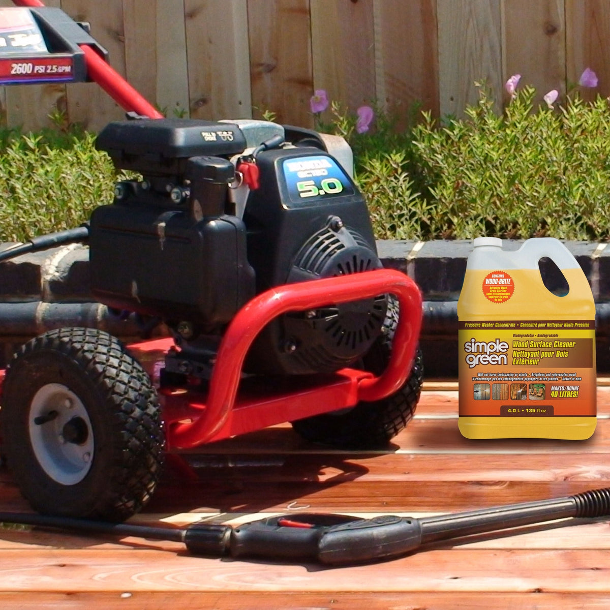 Wood Surface Concentrate Pressure Washer Detergent, 4L