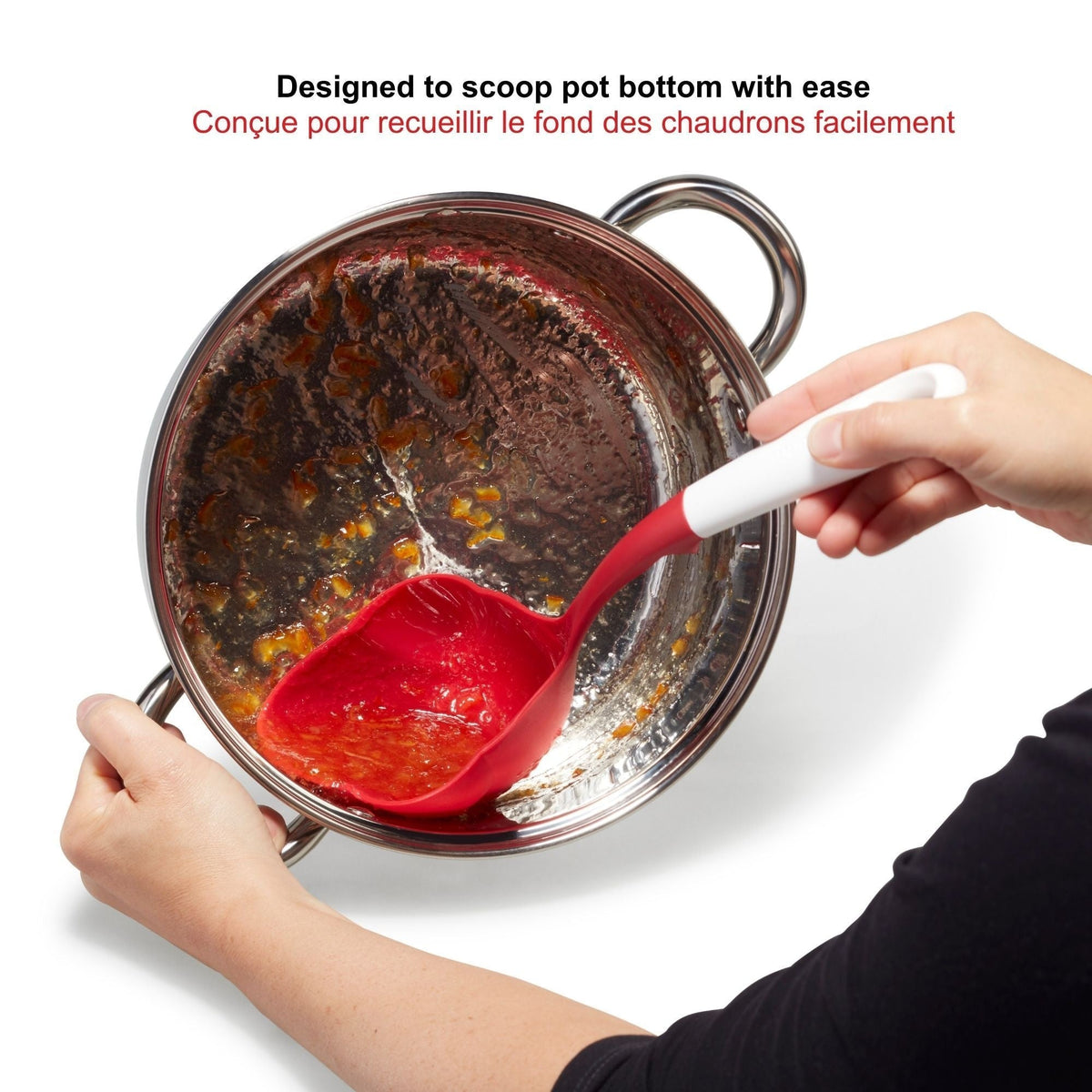 Half Pint Dishwasher Safe Canning Ladle, Red