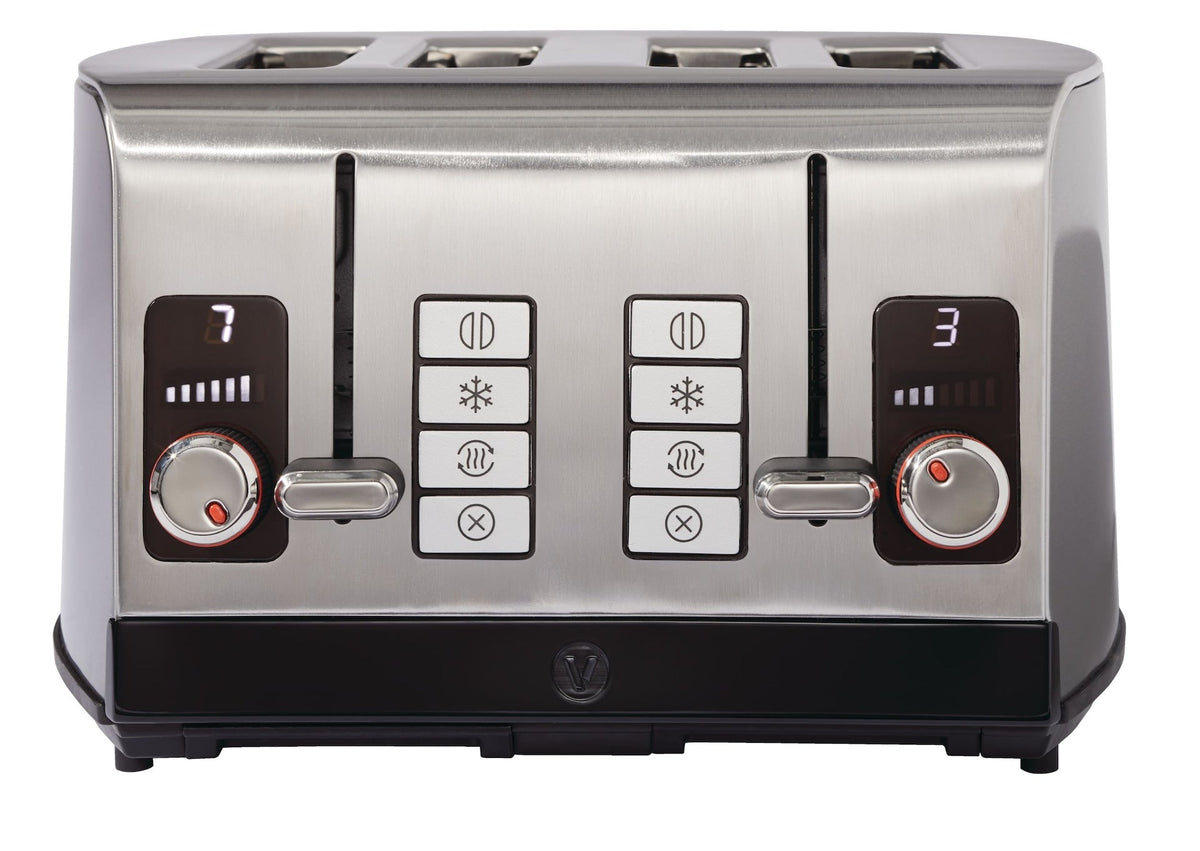 Digital Stainless Steel Toaster, 4-Slice