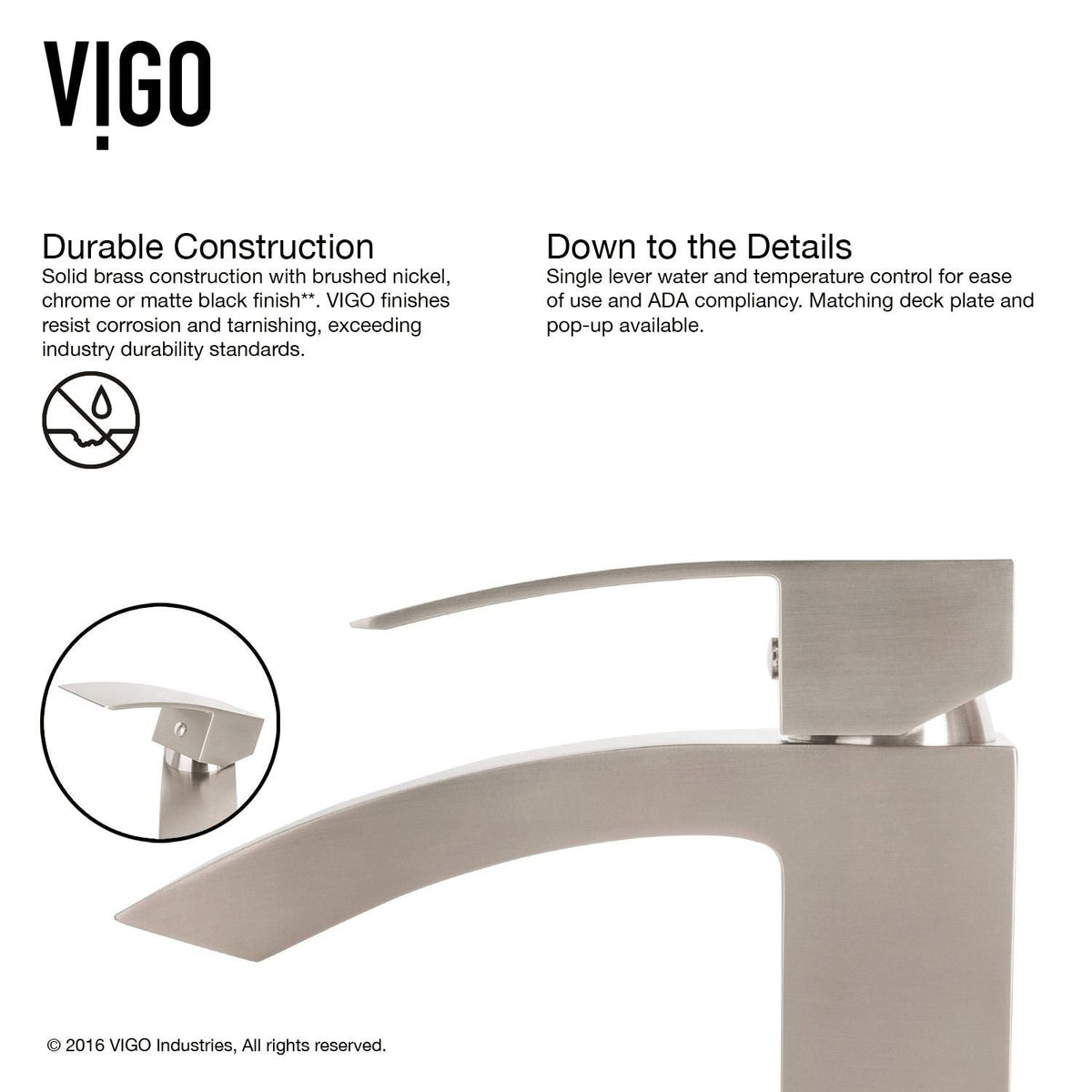 Duris Single Handle Single Hole Bathroom Sink Faucet, WaterSense Certified, Chrome