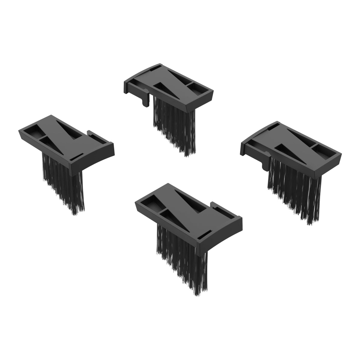 Wheel Brush for Vision Cloud 2.0 4WD Models, 4pcs, Black
