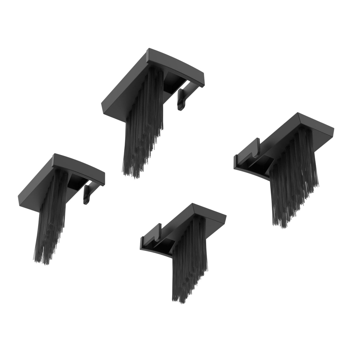 Wheel Brush for Vision Cloud 2.0 4WD Models, 4pcs, Black