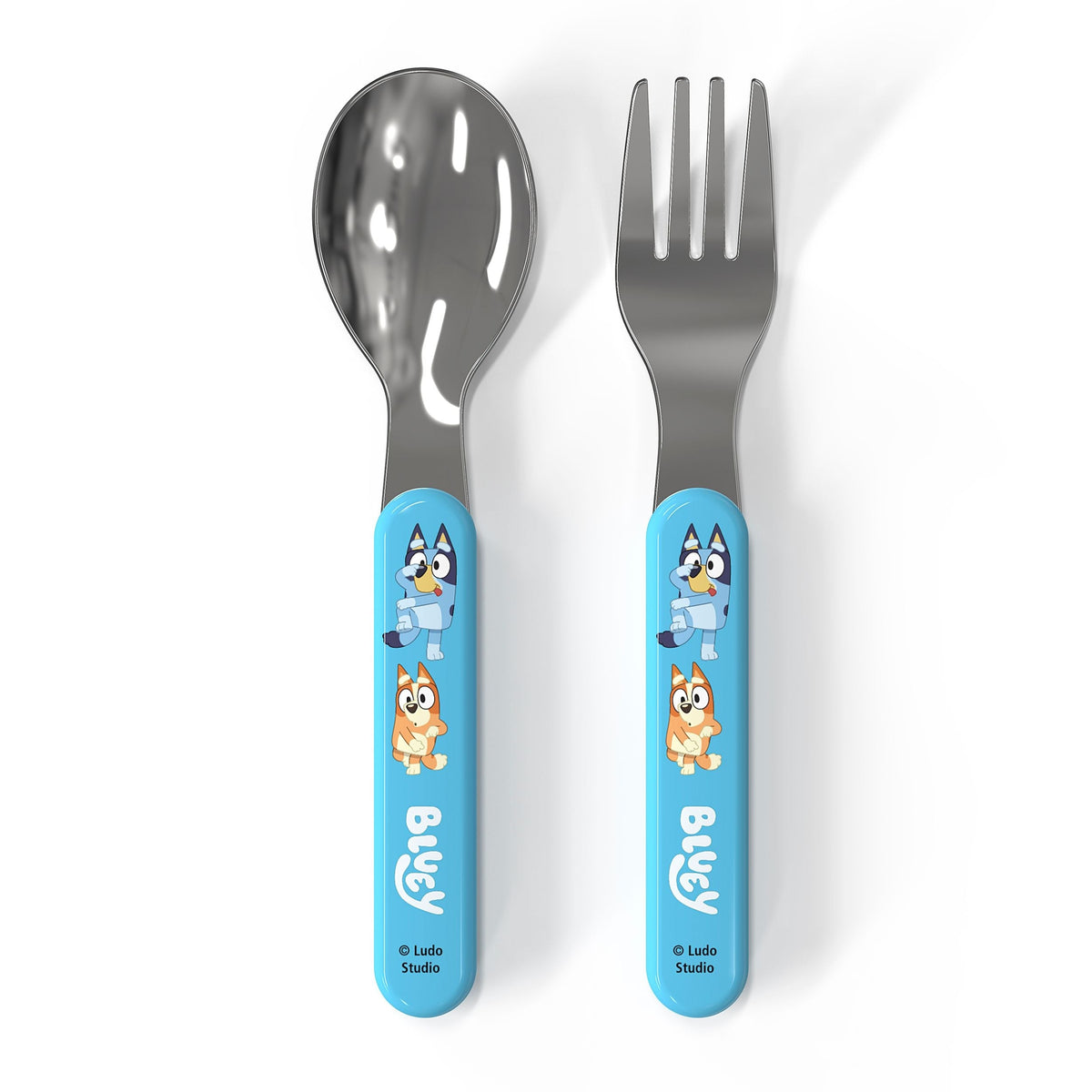 Flatware Set with Fork & Spoon, 2-Pc