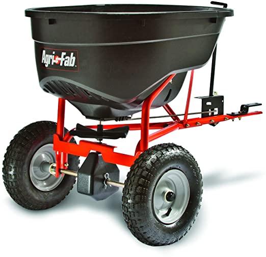 130-Pound Tow Behind Broadcast Spreader H732