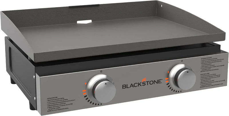 1666 22” Tabletop Griddle with Stainless Steel Faceplate, Powder Coated Steel, Black I3737