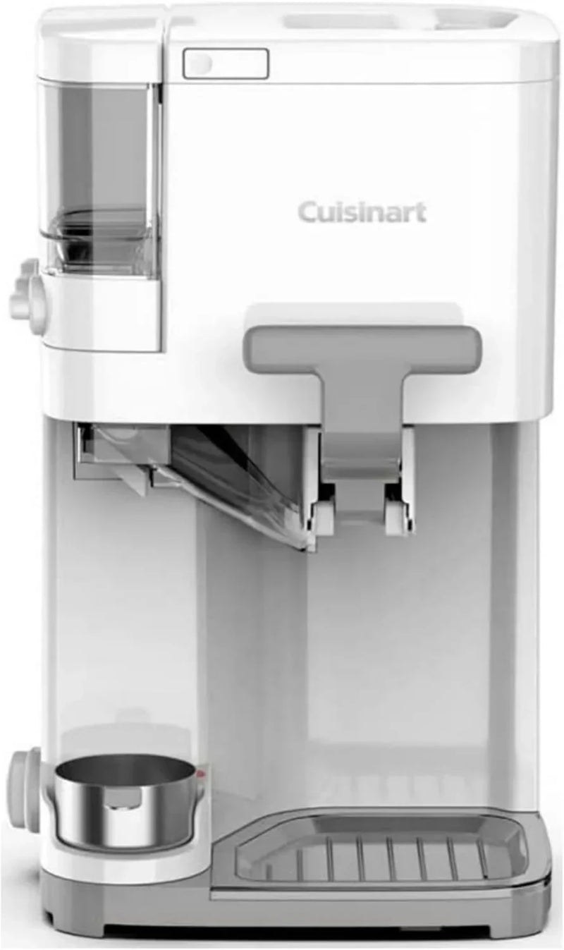 Soft Serve Ice Cream Machine- Mix It In Ice Cream Maker for Frozen Yogurt, Sorbet, Gelato, Drinks 1.5 Quart, White, ICE-48 U7751