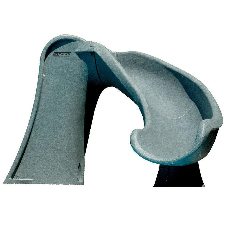 Cyclone Right Curve Swimming Pool Slide, Gray Granite M6061