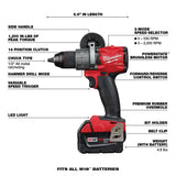 18V M18 Lithium-Ion Brushless Cordless 7-Tool Combo Kit 5.0 Ah