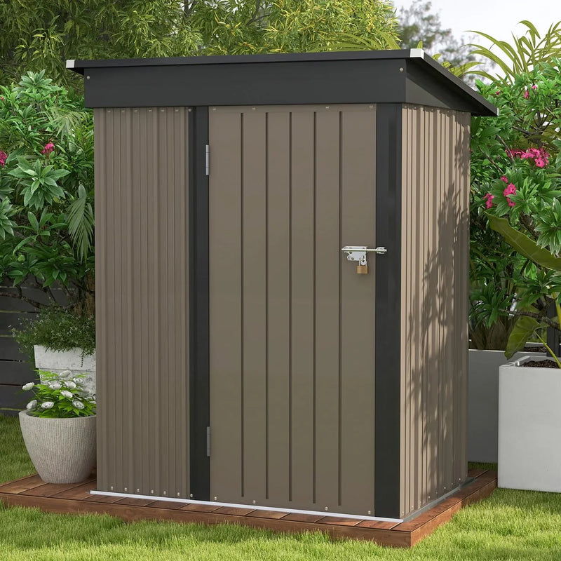 5x3 FT Outdoor Storage Shed for Backyard Garden Patio Lawn V328