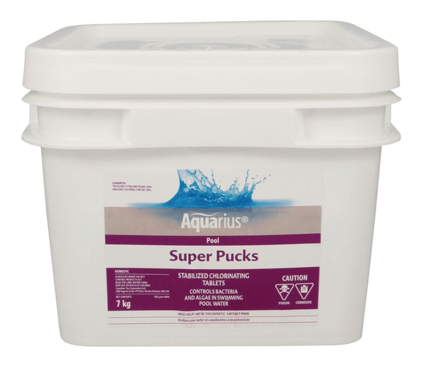 Super Pucks - Stabilized Pool Chlorine Pucks, 7-kg Z7187
