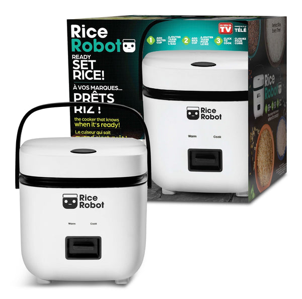 Ceramic Nonstick Rice Cooker, White, 1-qt S9029