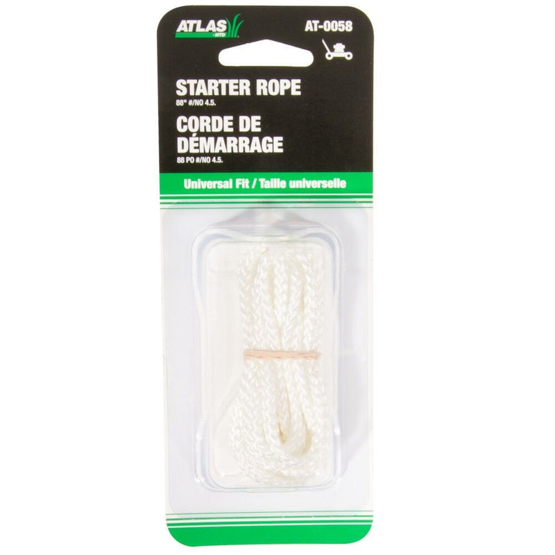 Lawn Mower Replacement Starter Cord/Rope, Nylon, 88-in x 1/8-in H8414