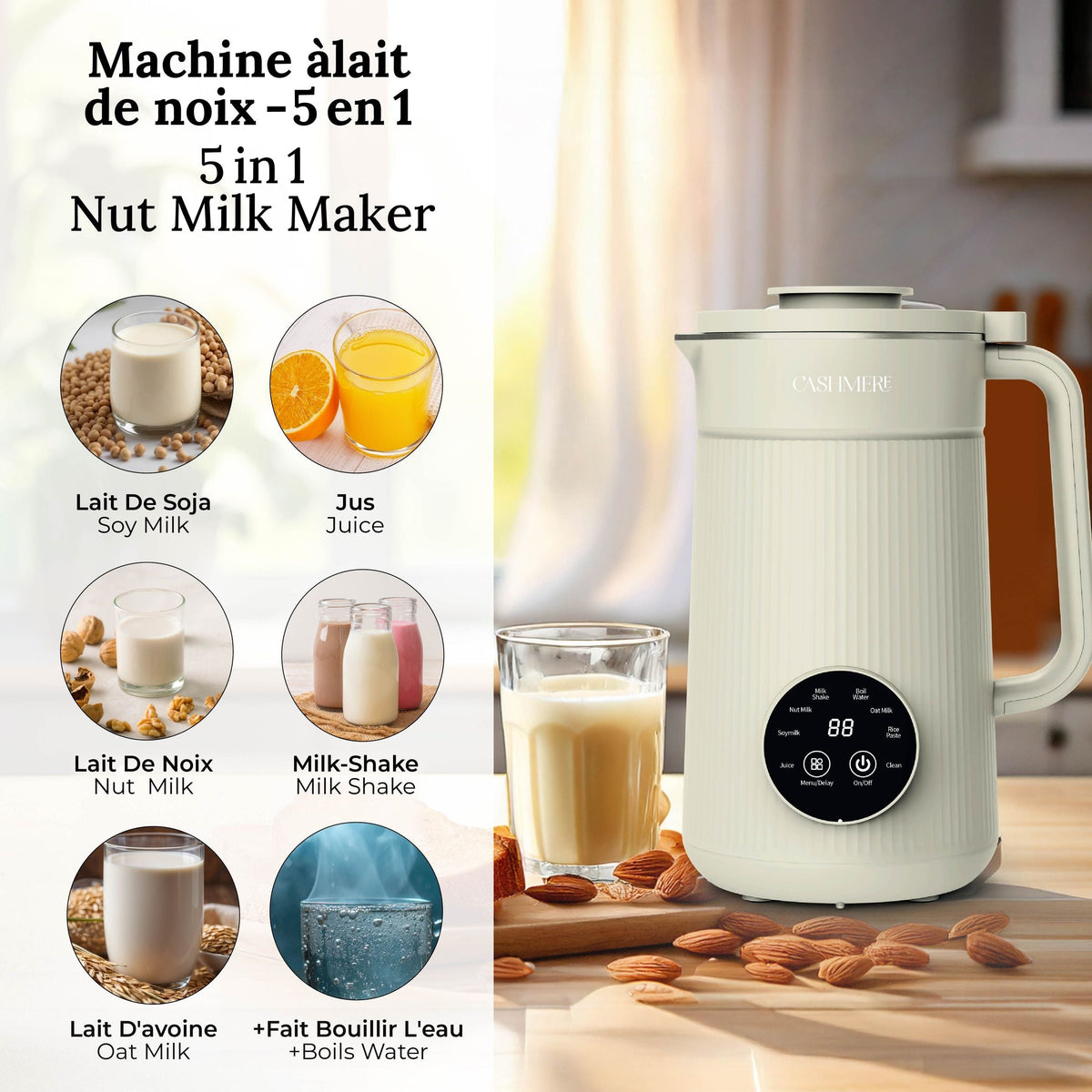 Cashmere NutMilk Maker