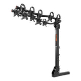 18065 Premium 5-Bike Two Arm Hitch Mount Bike Rack, Fits 2-in Receiver, Black