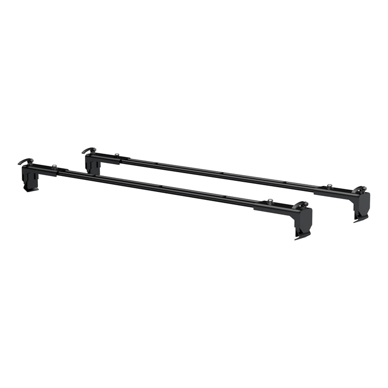 18119 Quick-Release Roof Rack Crossbars, Black Steel, Select Wrangler JK H4082