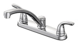 Renovate Double Handle Kitchen Faucet, Chrome