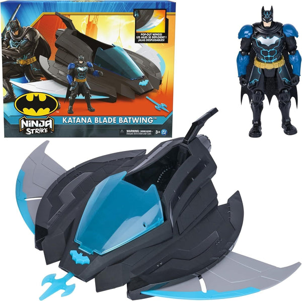 DC Ninja Srike Katana Blade Batwing and 6-in Action Figure, Ages 3+ J7477