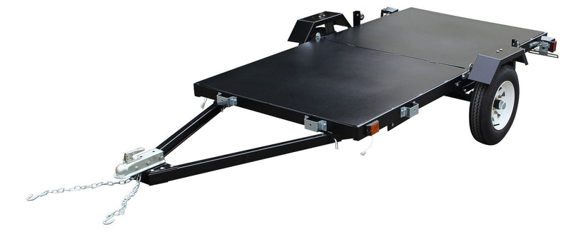 4x8-ft Single-Axle Folding Utility Trailer with 2-in Ball Coupler S6918